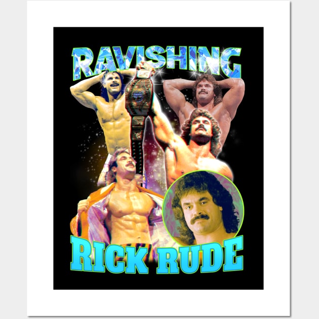 Rick Rude Bootleg Wall Art by RetroVania